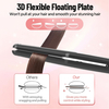 3D Floating Plate Custom 2 In 1 Digital Electric Flat Iron Plancha De Pelo Professional LED Hair Iron Straightener