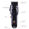 Professional hair trimmers clippers Cordless Salon Wireless Men Trimmer Clipper All Metal Hair Cutting Machine For Man