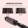 Round Thermal Brush Extra Long Curling Brush Iron with Ionic Ceramic Barrel Hot Roller Brush with Tangle-Free Technology for Creating Loose Curls and Volume
