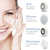 Water-Resistant Interchangeable Gentle Surface Facial Cleansing Brush