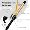 LED Display Temperature Control 1-Inch Curling Iron