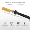 PTC Heating Pocketable Anti-scald Straightener Comb