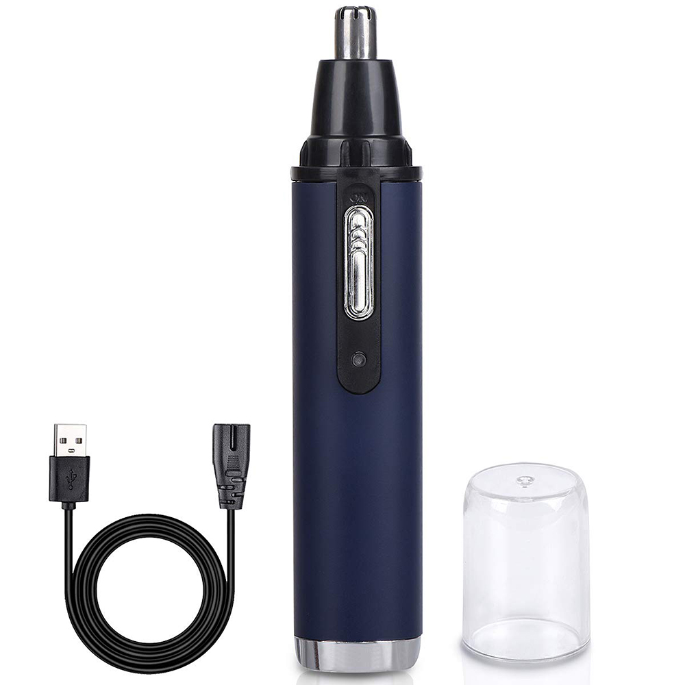 Fully Rinsable Heads Painless Nose & Ear Trimmer